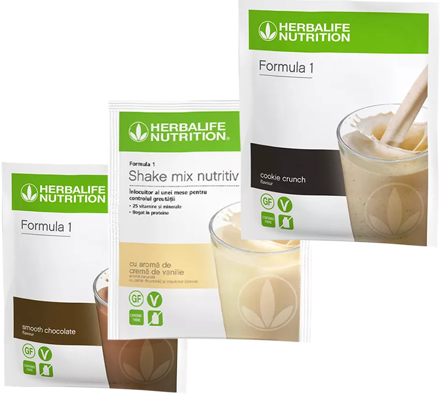 Formula 1 Shake Mix Nutritiv 7 Pliculete (3 Arome)