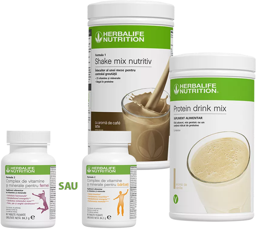 Herbalife Pachet Minim de Slăbire cu PDM