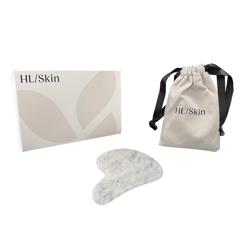 Gua Sha din jad alb