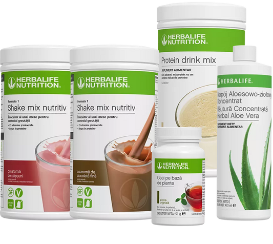 Pachet complet pentru Mic Dejun si Cina Herbalife