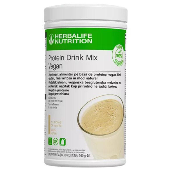 Protein Drink Mix Vegan Vanilie 550g - NOU