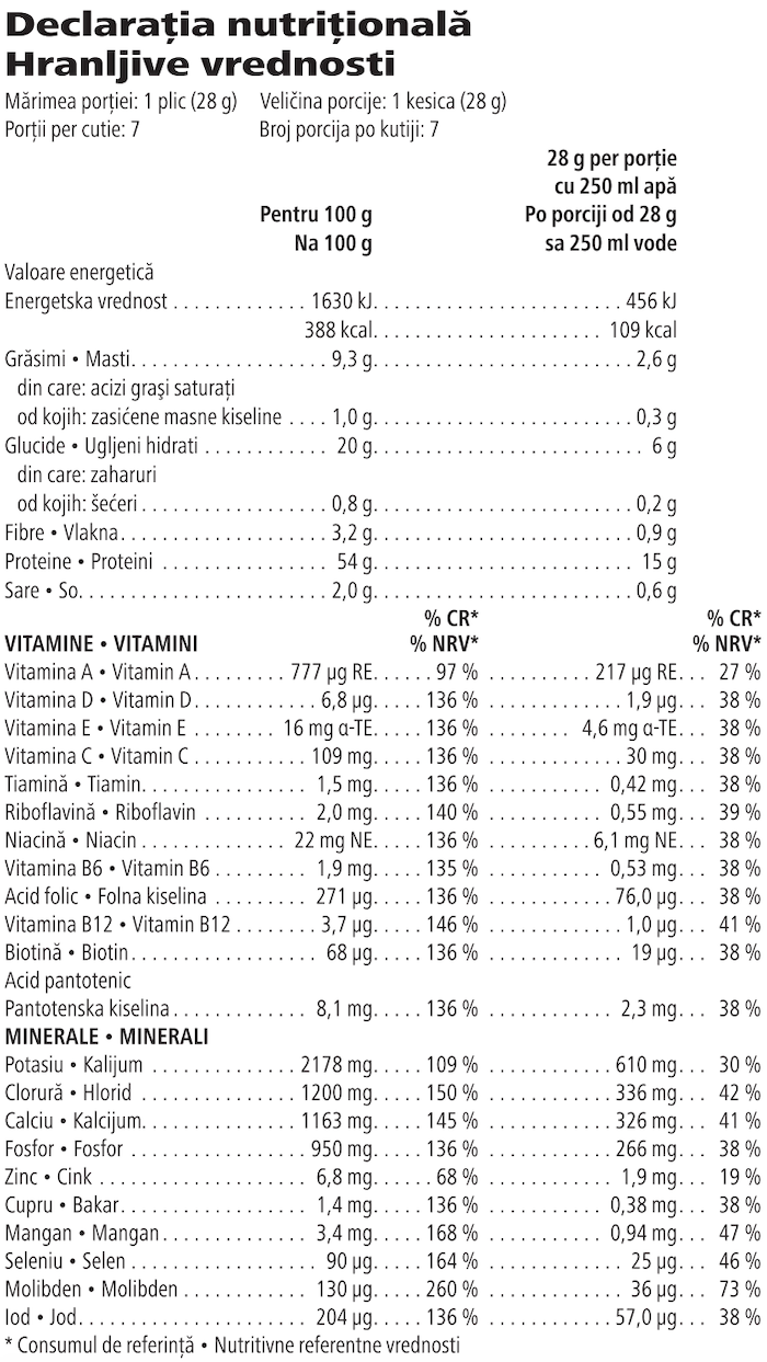 Protein Drink Mix Vegan - 7 Pliculete